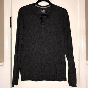 NWOT Express marled henley